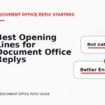 Best Opening Lines for Document Office Replys