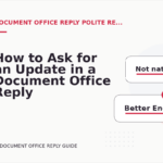How to Ask for an Update in a Document Office Reply