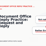 Document Office Reply Practice: Request and Reply Examples