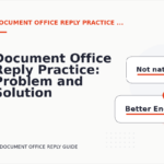 Document Office Reply Practice: Problem and Solution Replies