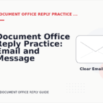 Document Office Reply Practice: Email and Message Examples